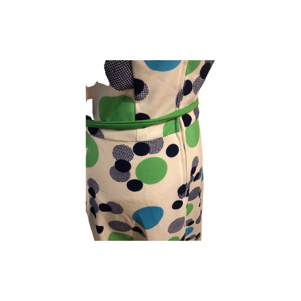 Vintage Polka Dot  Mini 70s Dress  with matching belt - Picture 4 of 5